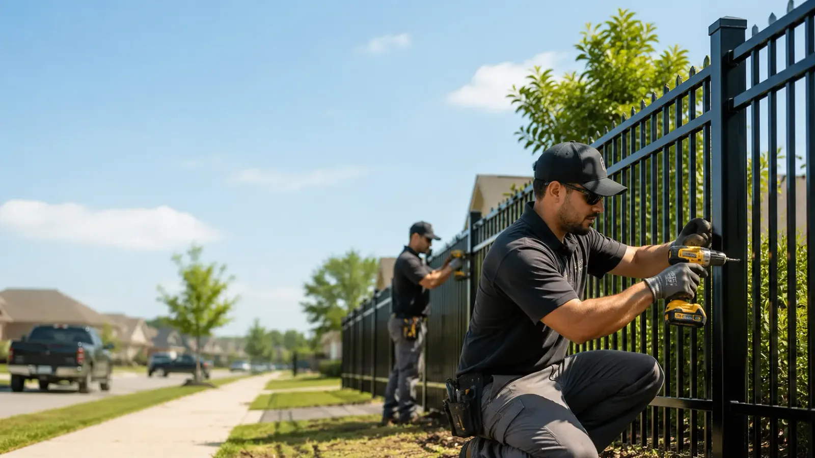 Metal Fence Installation in Clinton, SC